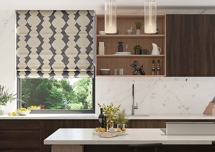 Construct, Black Ink - Roman Blind - Image 3